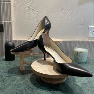 Bally Black Heels with Kitten Heel and Pointed Toe